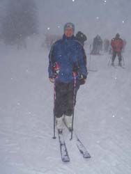 Es schneit auf der Ehrenbachhöhe
